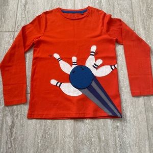 Mini Boden appliqué long sleeve tee!!